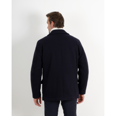 Fay Wollen Peacoat Navy