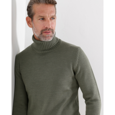 Zanone  Pullover Col Kakigroen