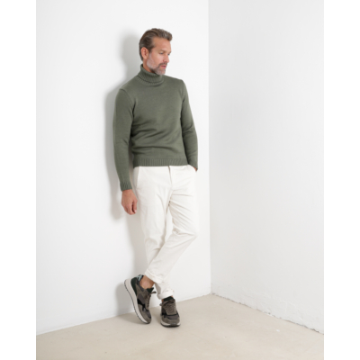 Zanone  Pullover Col Kakigroen