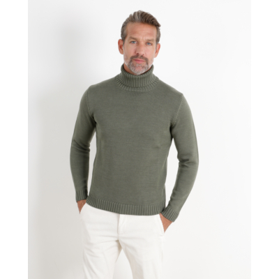 Zanone  Pullover Col Kakigroen