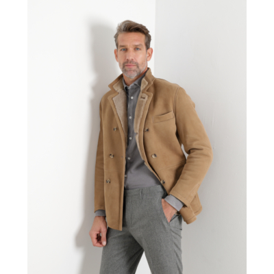 Rifugio Montone jack taupe shearling