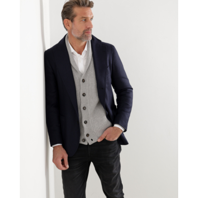 Orazio Luciano Single Breasted Colbert Blue