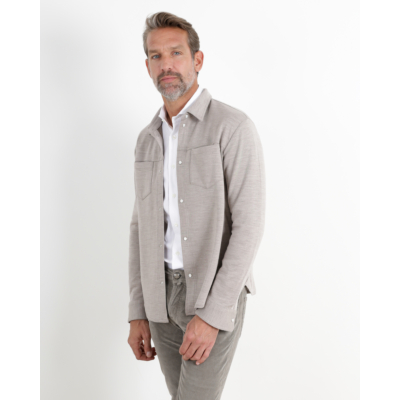 Marco Pescarolo Overshirt Zeus Beige
