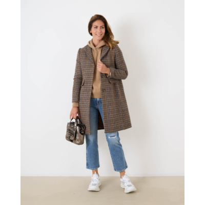 Weekend Max Mara  Pugnale Mantel pied de poule