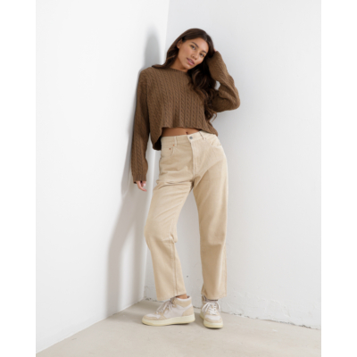 Denimist Corduroy Pantalon Sand