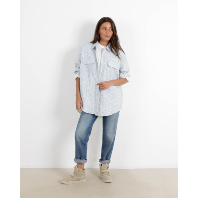 Denimist Cpo Shirt Jack Blue Floral