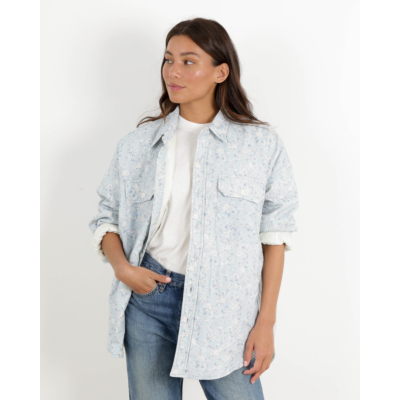Denimist Cpo Shirt Jack Blue Floral