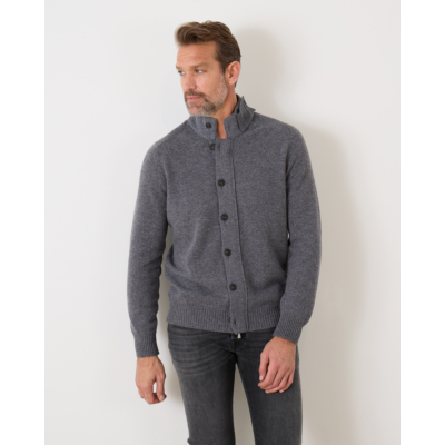 Gran Sasso Cardigan Wool Grey