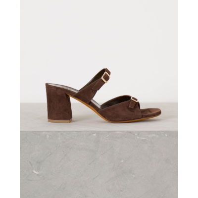 Maryam Nassir Zadeh Una Sandal Suede Molten
