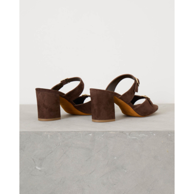 Maryam Nassir Zadeh Una Sandal Suede Molten
