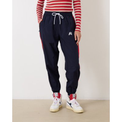 Penn&Ink Parachute Trousers Navy Red