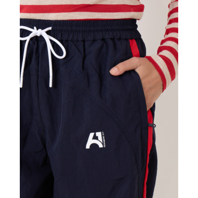 Penn&Ink Parachute Trousers Navy Red