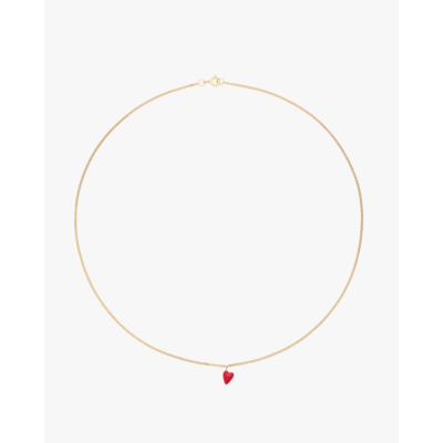 Anna + Nina sieraden dames RED necklace
