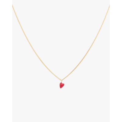 Anna + Nina sieraden dames RED necklace