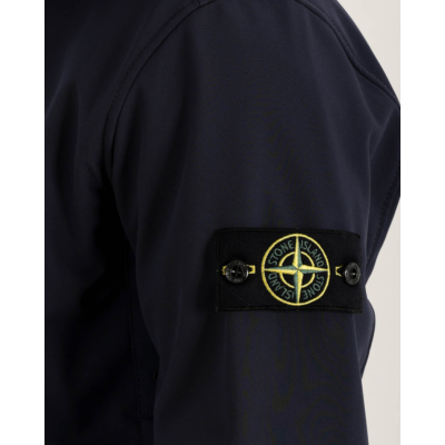 Stone Island Soft Shell Jack Blue