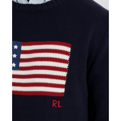 Ralph Lauren Iconic American Flag Sweater