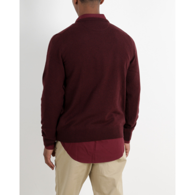 Ralph Lauren Wollen Trui Aged Wine Heathe