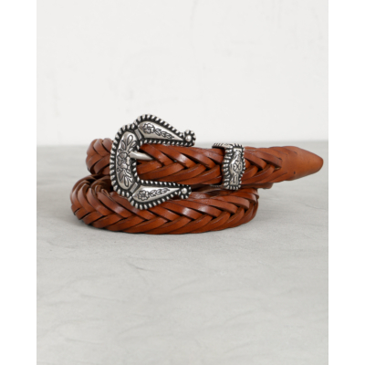 Nanni Ceintuur brown braid