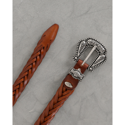 Nanni Ceintuur brown braid