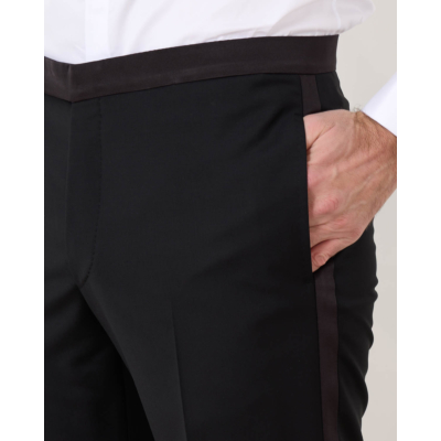 De Petrillo Smoking Suit Black