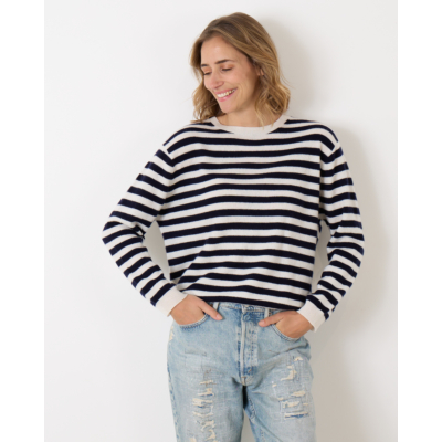 People's Republic of Cashmere Pullover Boxy o-neck Cloud Navy