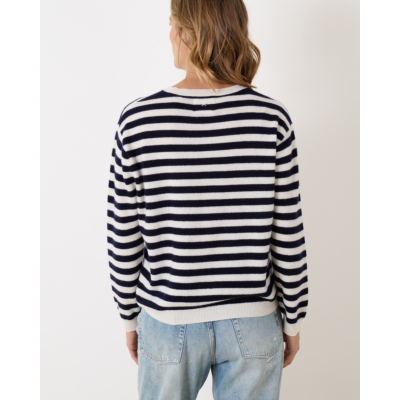 People's Republic of Cashmere Pullover Boxy o-neck Cloud Navy