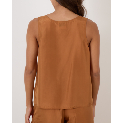 Forte Forte Silk Top Bronze