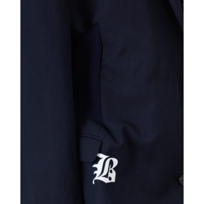 Blaze Elastic Waist Blazer Navy