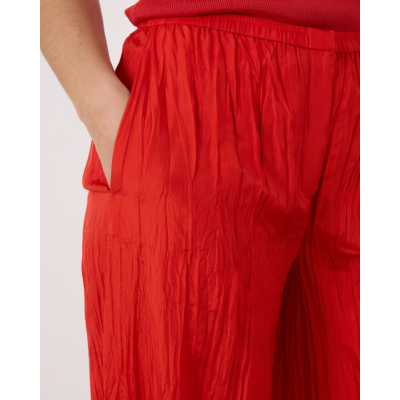 Joseph Silk Habotai Thoresby Trousers Crimson