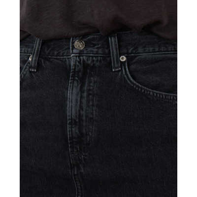 Agolde Leif Denim Maxi Rok Spider