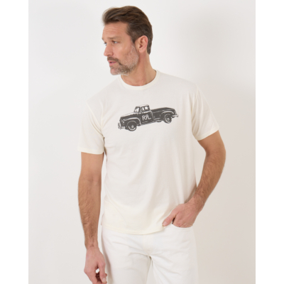 RRL T-shirt Paper White Truck