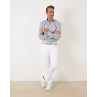 Xacus Casual Linnen Shirt Grey