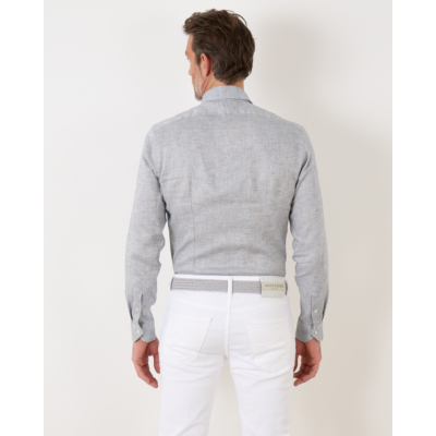 Xacus Casual Linnen Shirt Grey