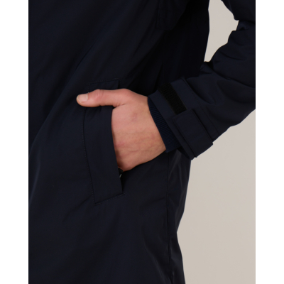 Stone Island Micro Twill Trench Coat Navy Blue
