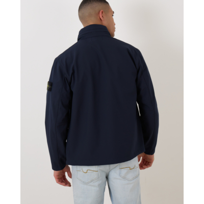 Stone Island Light Soft Shell Jack Navy blue