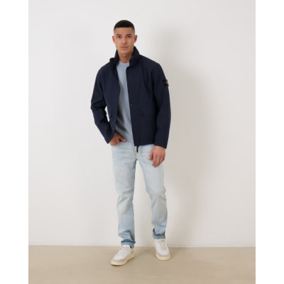 Stone Island Light Soft Shell Jack Navy blue