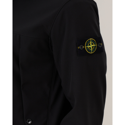 Stone Island Light Soft Shell Jack Black