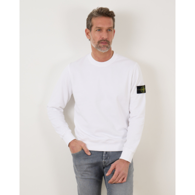 Stone Island Crewneck Sweatshirt 63051 White
