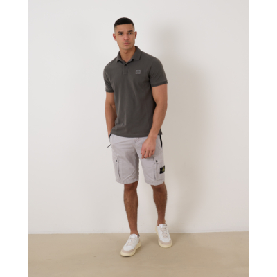 Stone Island Slim Fit Polo Charcoal