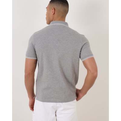 Stone Island Slim Fit Polo Melange Grey