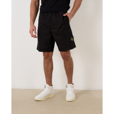 Stone Island Cargo Bermuda shorts Black