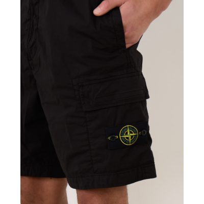 Stone Island Cargo Bermuda shorts Black