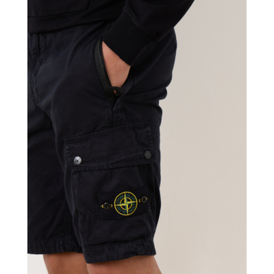 Stone Island Cargo Bermuda Slim Blue