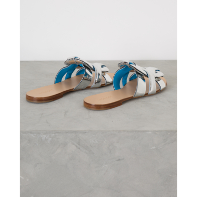 Morobé Mules Flat Robien Silver Crac