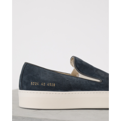 Common projects heren Slip on sneaker suede navy