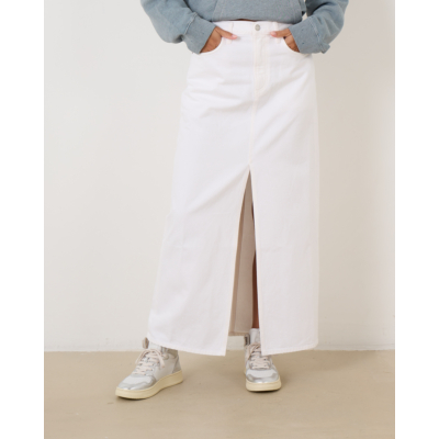 Agolde Leif Denim Maxi Rok Milkshake
