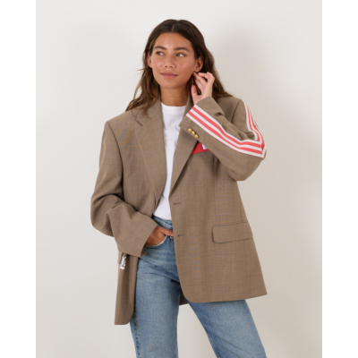 Blaze Oversized Blazer Adidas Beige Pink