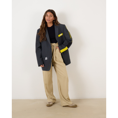 Blaze Oversized Blazer Adidas Grey Yellow