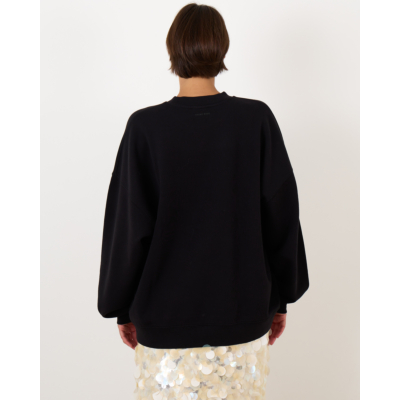 Anine Bing Miles Oversized Miles Letterman Black
