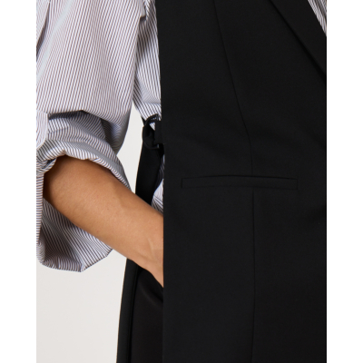 Luisa Cerano Blazer Gilet Black